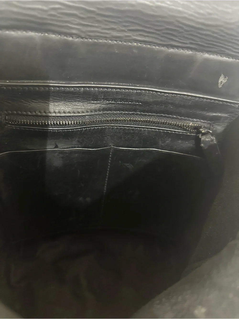 Loeffler Randall Black Leather Backpack with Top Handle